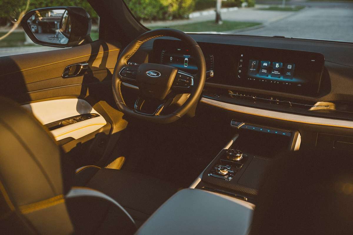 ford territory dark edition interior 